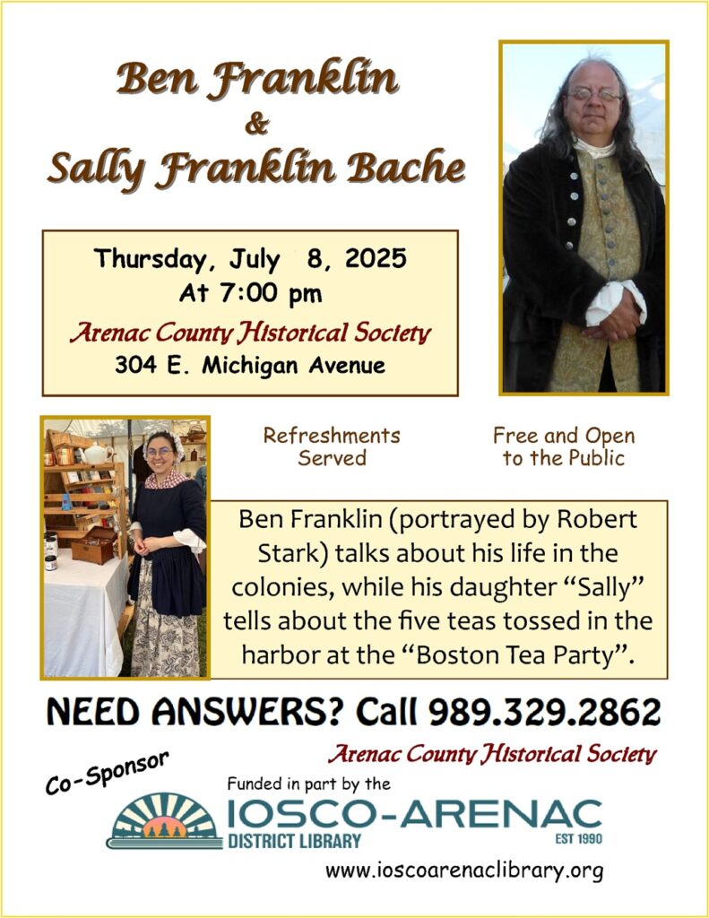 2025 Program Ben & Sally Franklin
