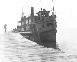 Ships appearing along the Point Lookout area