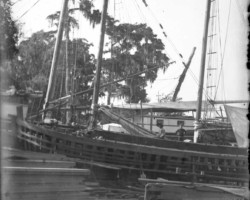Ships appearing along the Point Lookout area