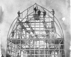 Barn raising in Point Lookout Area