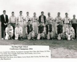 1954 Sterling HS Baseball Conference Champions 1954 Sterling HS Baseball Conference Champions