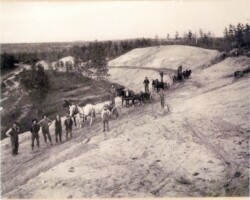 Circa 1918 Construction of M-70 Circa 1918 Construction of M-70