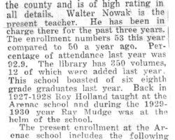 1933 Arenac School, Arenac Twp, Dist 2 update 1933 Arenac School, Arenac Twp, Dist 2 update