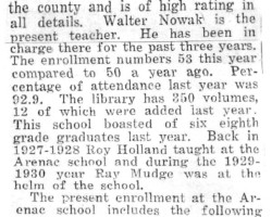 1933 Arenac School, Arenac Twp, Dist 2 update 1933 Arenac School, Arenac Twp, Dist 2 update