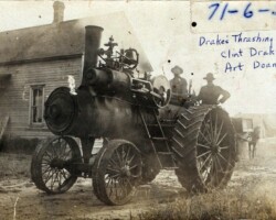 Circa 1905 Threshing Machine Power Supply Circa 1905 Threshing Machine Power Supply