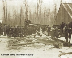 Arenac Co Lumber Camp (Date unknown) Arenac Co Lumber Camp (Date unknown)