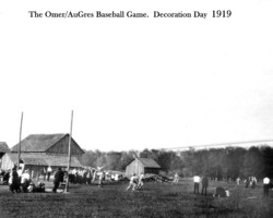 1919 Omer/Au Gres July 4th Baseball Game
