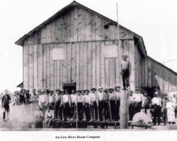 Au Gres River Boom House (Date unknown)
