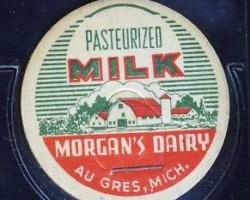 Morgan's Dairy Bottle Cap (Date unknown)