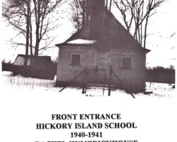 1940-41 Hickory Island School Front Entrance 1940-41 Hickory Island School Front Entrance