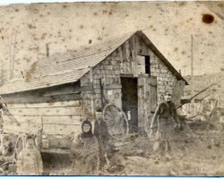 Christopher Rulason's Blacksmith Shop (Date unknown) Christopher Rulason's Blacksmith Shop (Date unknown)