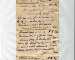 1914 Standish-Clayton State Rd Pay Vouchers 1914 Standish-Clayton State Rd Pay Vouchers