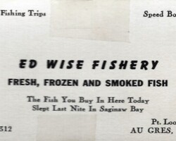 Ed Wise Fishery Business Card (Date unknown) Ed Wise Fishery Business Card (Date unknown)