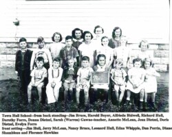 Circa 1945 Town Hall School Class Circa 1945 Town Hall School Class
