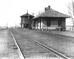 Michigan Central Railroad Station, Alger (Date unknown) Michigan Central Railroad Station, Alger (Date unknown)