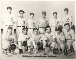 1949 Baseball Champs, Northern Division, NEM League 1949 Baseball Champs, Northern Division, NEM League