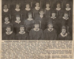 1955 Arenac Co Normal Grads 1955 Arenac Co Normal Grads