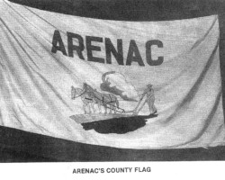 Arenac County Flag (Date unknown) Arenac County Flag (Date unknown)