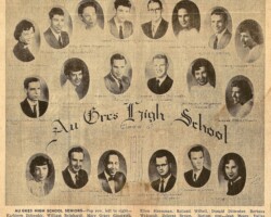 1955 Au Gres High School Srs 1955 Au Gres High School Srs