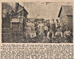 1912 Louis Duby Farm Steam Threshing 1912 Louis Duby Farm Steam Threshing