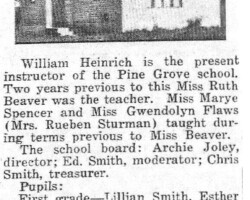 1933 Pine Grove School, Au Gres Twp, Dist 3 Update 1933 Pine Grove School, Au Gres Twp, Dist 3 Update