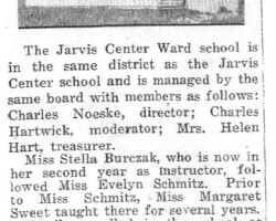 1933 Jarvis Center Ward School, Deep Rvr Twp, Dist 4 Update 1933 Jarvis Center Ward School, Deep Rvr Twp, Dist 4 Update