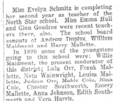 1933 Apr 26 North Star School, Deep Rvr Twp, Dist 1 Update 1933 Apr 26 North Star School, Deep Rvr Twp, Dist 1 Update