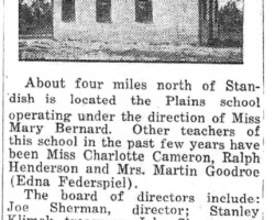 Circs 1933 Plains School, Deep Rvr Twp, Dist 3 Update Circs 1933 Plains School, Deep Rvr Twp, Dist 3 Update