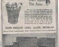 1946 Dunn Freight Lines Ad 1946 Dunn Freight Lines Ad