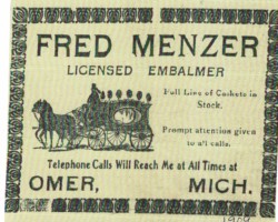 1909 Fred Menzer 1909 Fred Menzer