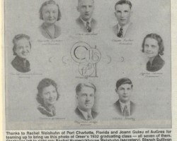 1932 Omer High School Graduates 1932 Omer High School Graduates