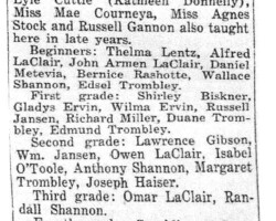 1933 Gibson School, Standish Twp, Dist 2 Update 1933 Gibson School, Standish Twp, Dist 2 Update