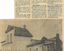 1980 Old Stagecoach Stop Razed 1980 Old Stagecoach Stop Razed