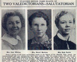 Standish Senior Top Students (Date unknown) Standish Senior Top Students (Date unknown)