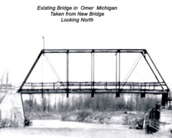 Old Iron Bridge Over Rifle River (Date unknown) Old Iron Bridge Over Rifle River (Date unknown)