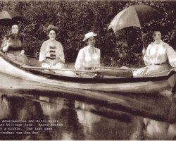 Women Boating in Omer Village Park (Date unknown) Women Boating in Omer Village Park (Date unknown)