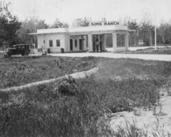 After 1950 Sims Ranch Gas Station After 1950 Sims Ranch Gas Station