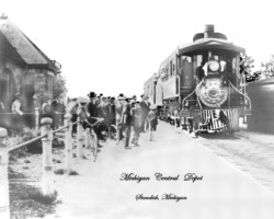 Train at MI Central Depot (Date unknown) Train at MI Central Depot (Date unknown)