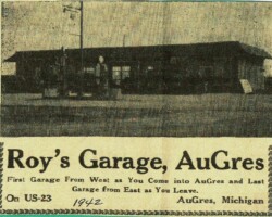 1942 Roy's Garage Ad 1942 Roy's Garage Ad