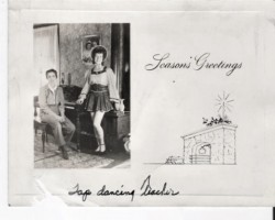 1940s-60s Holiday Card from "Miss Ruth" 1940s-60s Holiday Card from "Miss Ruth"