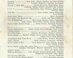 1949 Ruth's Dance Revue at Whittemore Community Bldg 1949 Ruth's Dance Revue at Whittemore Community Bldg