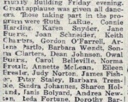 News Notes Miss Ruth Omer Revue (Date unknown) News Notes Miss Ruth Omer Revue (Date unknown)