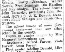 1933 Santiago School, Turner Twp, Dist 3 Update 1933 Santiago School, Turner Twp, Dist 3 Update