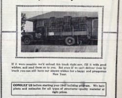 1942 Dec Turner Lumber & Manufacturing Co Holiday Ad 1942 Dec Turner Lumber & Manufacturing Co Holiday Ad