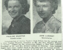 1952 Arenac Eastern HS Honor Students 1952 Arenac Eastern HS Honor Students
