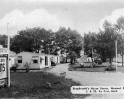 Broadworth's Huron Shores Cabins (Date unknown) Broadworth's Huron Shores Cabins (Date unknown)
