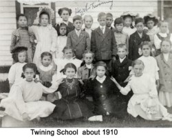 Circa 1910 Twining School Students Circa 1910 Twining School Students