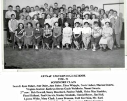 1950-51 Arenac Eastern HS Sophomore Class 1950-51 Arenac Eastern HS Sophomore Class